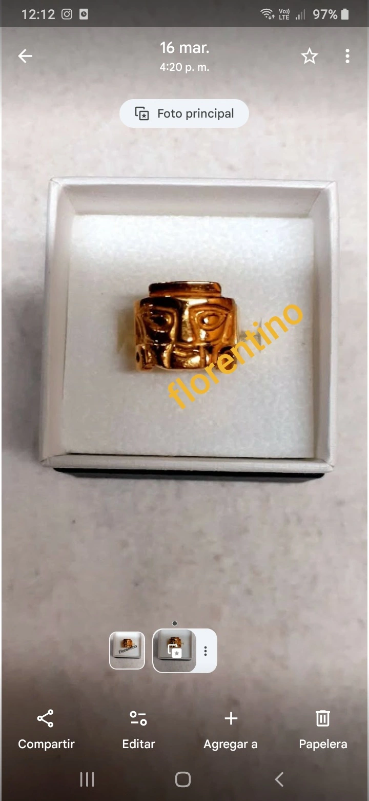 Anillo cultura - Joyería La Filigrana Trujillo