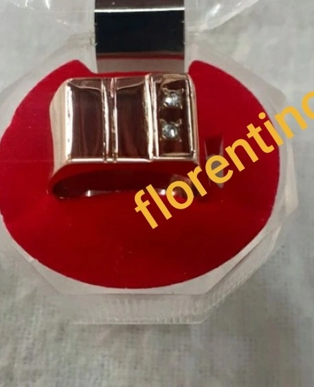 Anillo dos puntos con piedra - Joyería La Filigrana Trujillo