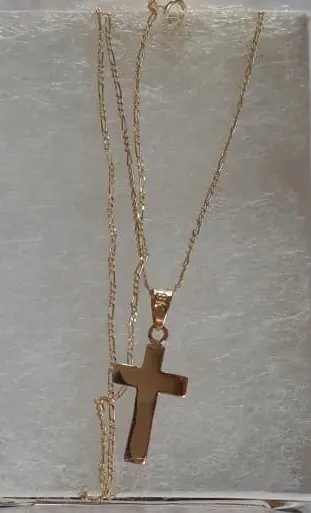 Cadena cruz - Joyería La Filigrana Trujillo