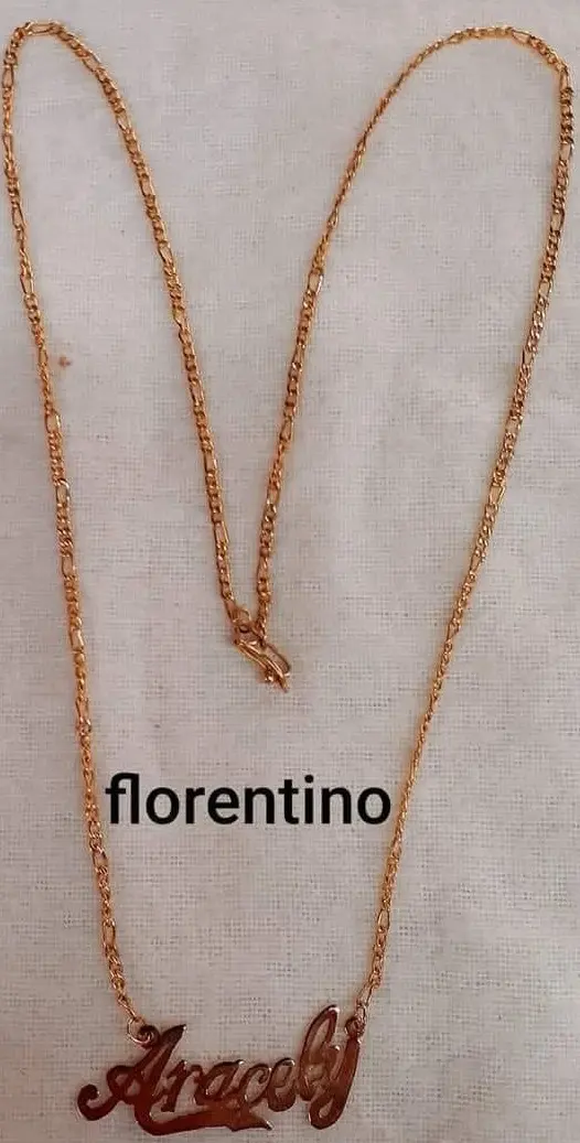 Cadena con nombre Aracely - Joyería La Filigrana Trujillo