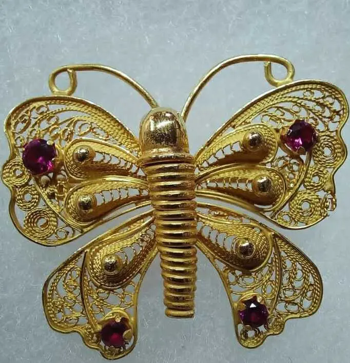 Mariposa filigrana - Joyería La Filigrana Trujillo