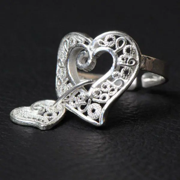 Anillo de plata en filigrana  - Joyería La Filigrana Trujillo