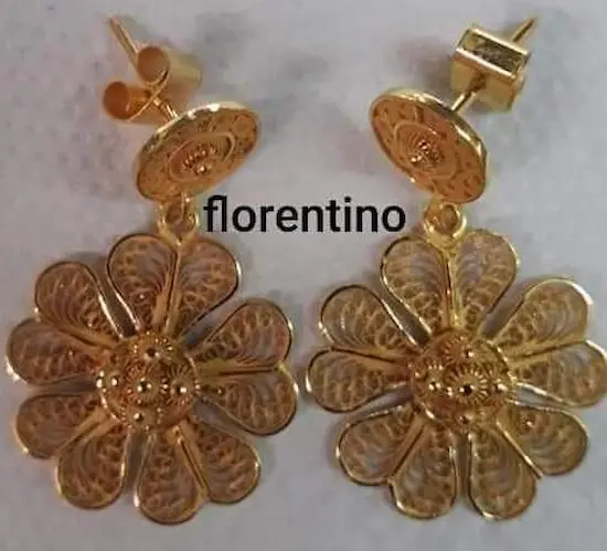 Aretes hechos en Filigrana. - Joyería La Filigrana Trujillo