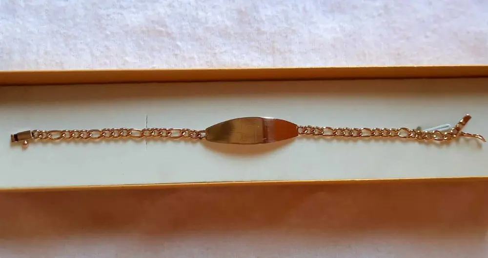 Esclava plata y oro - Joyería La Filigrana Trujillo